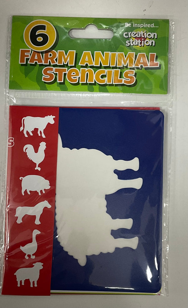 FARM ANIMAL STENCILS CREATION STATION