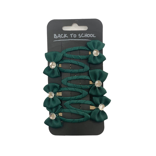 DIAMANTE HAIR CLIP (X6)