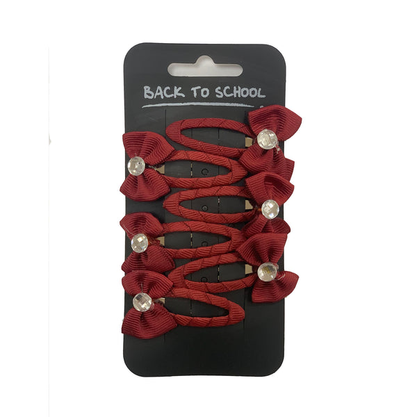 DIAMANTE HAIR CLIP (X6)