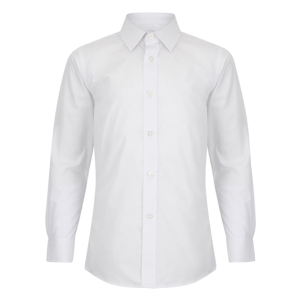 1880 SLIM FIT LONG SLEEVE SHIRT 2PK - WHITE