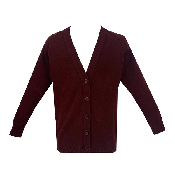 PREMIUM KNITTED CARDIGAN - MAROON