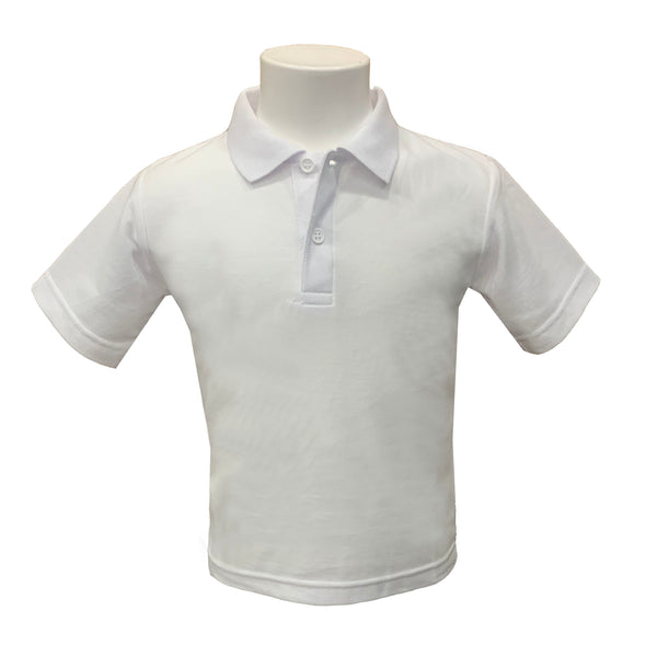 PLAIN POLO SHIRT - WHITE