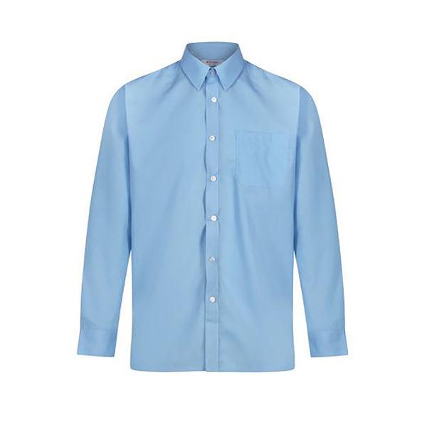 TRUTEX BOYS LONG SLEEVE SHIRT 2PK - BLUE